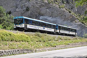 Train des pignes Automotrices Ligne de Nice à Digne
