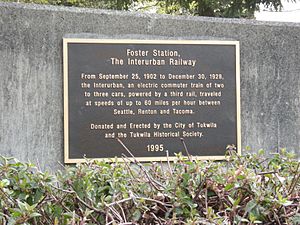 Tukwila - Foster Station historical marker