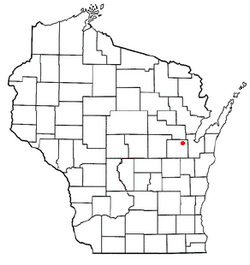 Location of Seymour, Wisconsin