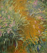WLA metmuseum The Path through the Irises by Claude Monet