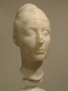 'Georgia O'Keeffe', marble sculpture by Gaston Lachaise, 1927, Metropolitan Museum of Art
