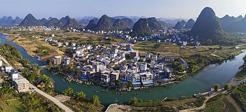 1 aerial yangshuo panorama 2017