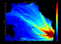 2010 Chile earthquake NOAA tsunami projection 2010-02-27