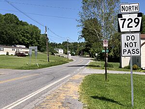 Tyrone Pike (PA 729) in Glen Hope