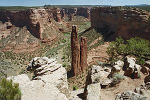 A095, Canyon de Chelly National Monument, Arizona, USA, Spider Rock, 2004