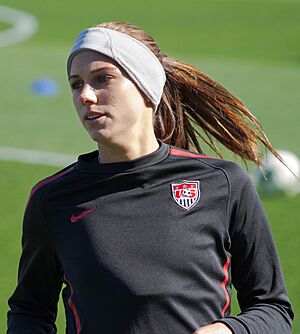 Alex Morgan USA Warmup
