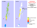 Andamanese comparative distribution