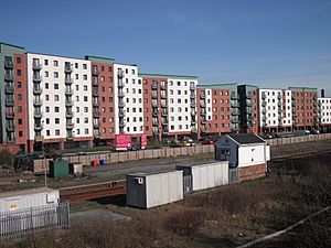 Apartment living comes to St Helens - geograph.org.uk - 1804744
