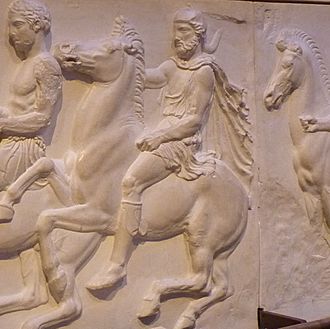 Athenian horseman in Thracian dress, Parthenon