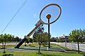 Barellan Evonne Goolagong Giant Tennis Racquet 001