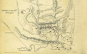 Battle of Sorauren map