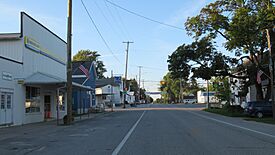 Looking north along North Winn Road