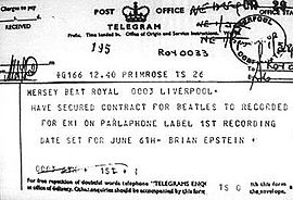 Beatles Telegram