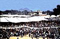Bodh Gaya Kalachakra crowd overview December 1985
