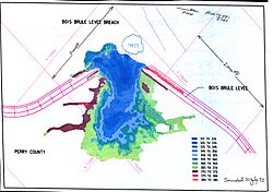 Bois Brule Bottoms Levee Break Flood of 1993