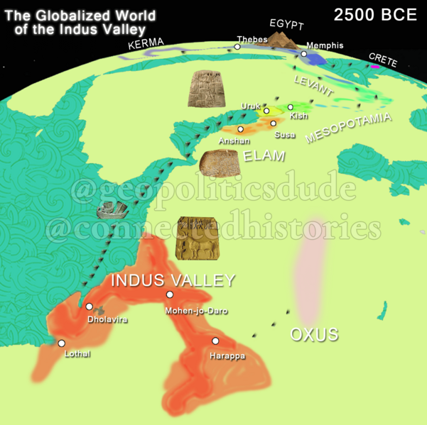 Bronze Age IVC Trade Route