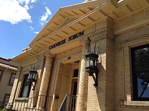 Carnegie building in Lodi, California