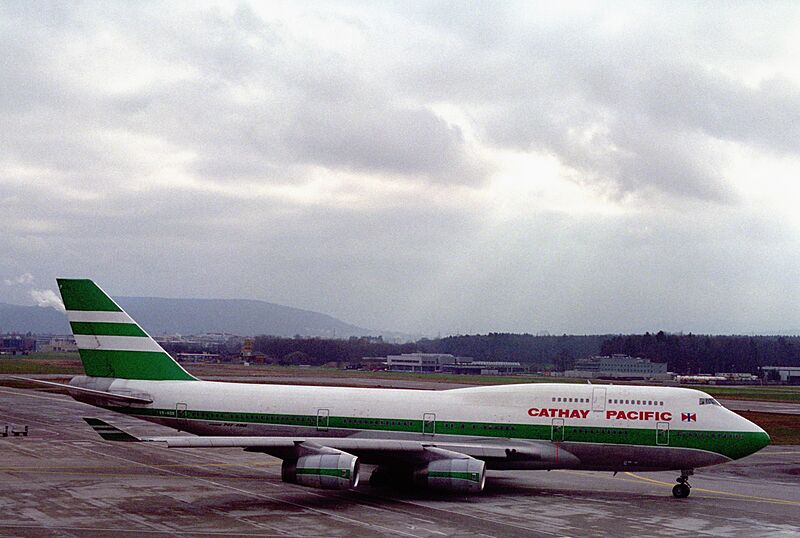 Cathay Pacific Boeing 747-400; VR-HOR@ZRH;08.02.1995 (5216862415)