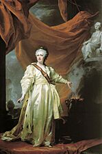 Catherine II the Legislatress by D. Levitskiy (1780s, Tretyakov gallery)