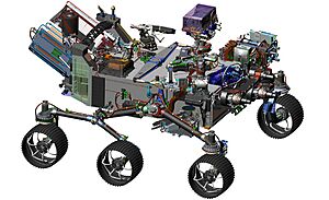 Computer-Design Drawing for NASA's 2020 Mars Rover