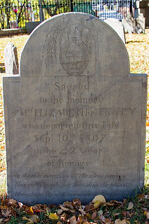 Copps Hill Burying Ground Headstone