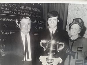 David Greaves with his parents