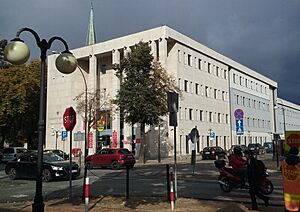 District Council in Tomaszów Mazowiecki, Poland. October 2021