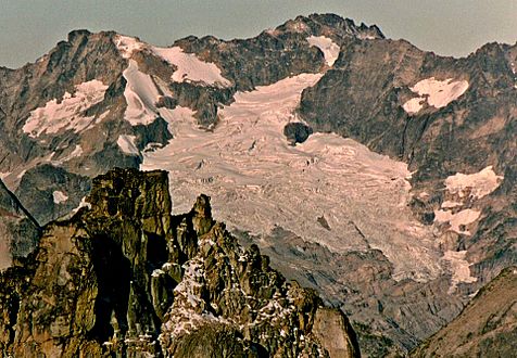 Douglas Glacier on Mount Logan
