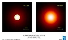 ESO - Model Image of Cepheid L Carinae (by)