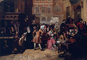 Edward Matthew Ward (1816-1879) - The South Sea Bubble, a Scene in 'Change Alley in 1720 - N00432 - National Gallery