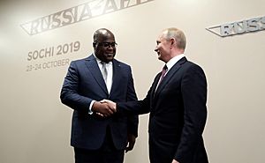 Félix Tshisekedi & Vladimir Putin - 2019