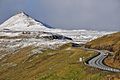 Faroe Islands, Eysturoy, road from Skipanes to Syðrugøta
