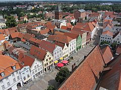 Güstrow Markt Blick von der Pfarrkirche St. Marien 2012-07-11 127