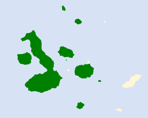Geospiza psittacula map.svg