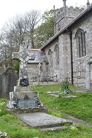 Grave of Stanhope Alexander Forbes and Elizabeth Adela Forbes in Sancreed churchyard - geograph.org.uk - 1297030