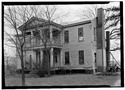Historic American Buildings Survey, Harry L. Starnes, Photographer December 23, 1936, FRONT AND SIDE ELEVATION. – Colonel John Dewberry Plantation House, Farm Road 346, Bullard, HABS TEX,212- ,2-1