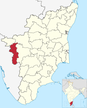 Location in Tamil Nadu, India