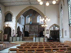 Interior of the church of St John the Divine, Kew Road, Richmond (geograph 1954871)