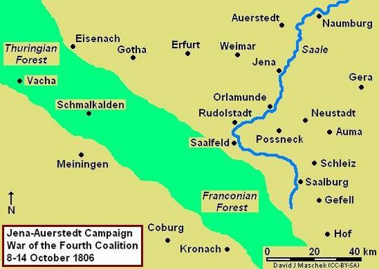 Jena-Auerstedt 1806 Campaign Map