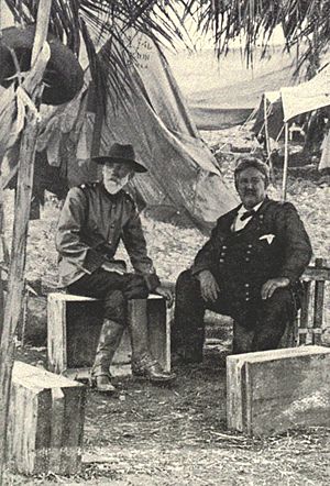 Joseph Wheeler and William R. Shafter in Cuba