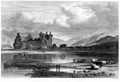 Kilchurn Castle engraving by William Miller after H McCulloch