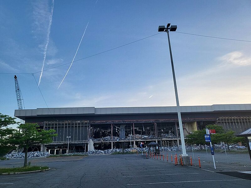 Landmark Mall's Macy's, undergoing.