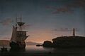 Lighthouse at Camden Maine by Fitz Henry Lane 1851