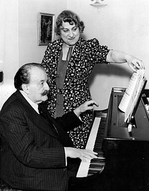Moriz Rosenthal and wife 1938