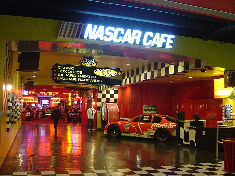 NASCAR Cafe at Sahara hotel
