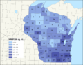 NRHP Wisconsin Map
