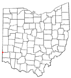 Location of College Corner, Ohio