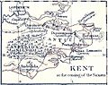 Map of late Roman Kent