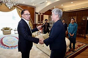 Penny Wong meets Anwar Ibrahim 2023
