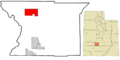 Piute County Utah incorporated and unincorporated areas Marysvale highlighted